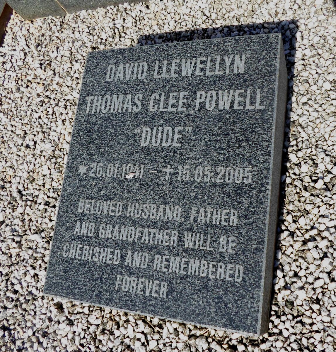 POWELL David Llewellyn Thomas Clee 1941-2005