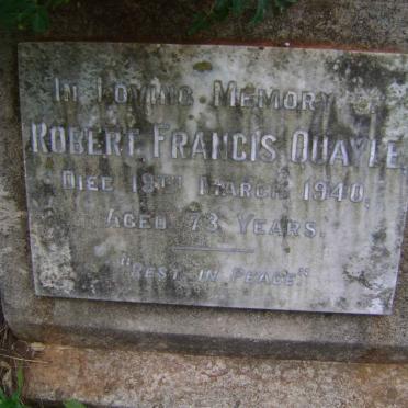 QUAYLE Robert Francis -1940
