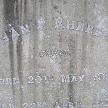RHEEDER Johan P. 1858-1914