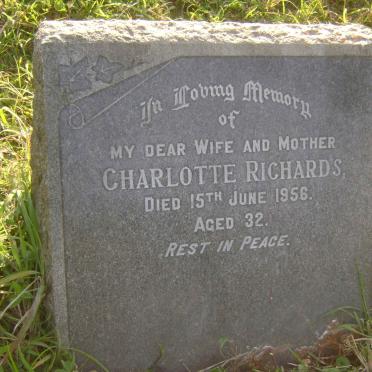 RICHARDS Charlotte -1956