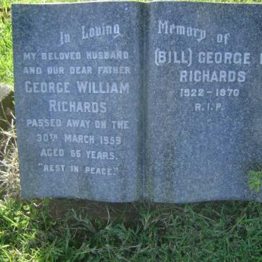 RICHARDS George William -1959 :: RICHARDS George E. 1922-1970