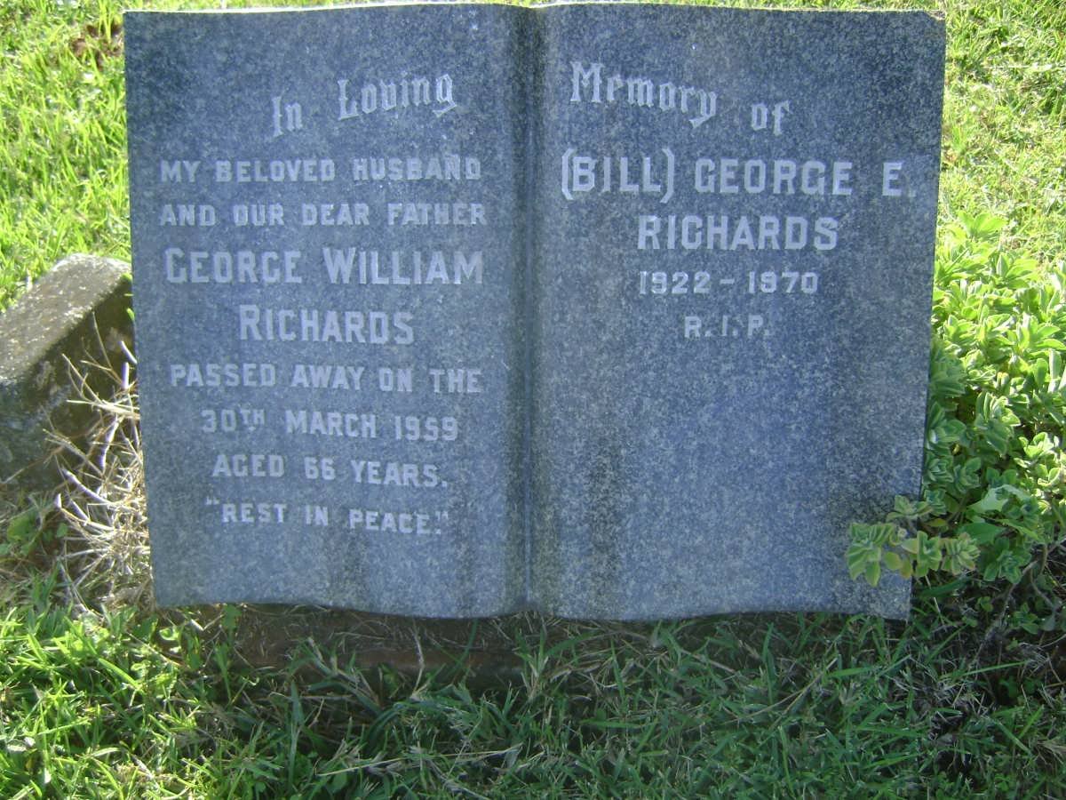 RICHARDS George William -1959 :: RICHARDS George E. 1922-1970