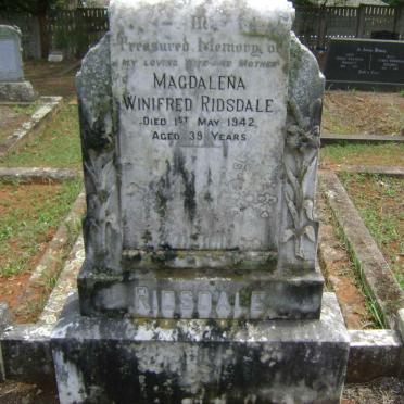 RIDSDALE Magdalena Winifred -1942