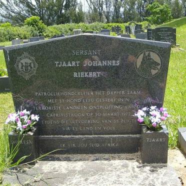 RIEKERT Tjaart Johannes  -1972