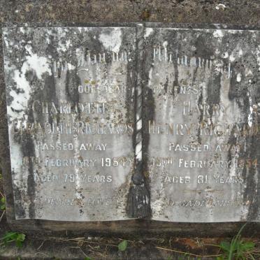 RICHARDS Harry Henry -1954 &amp; Charlotte Elizabeth -1954