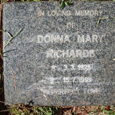 RICHARDS Sydney Francis 1889-1927 &amp; Ida Madeleine 1901-1974 :: RICHARDS Donna Mary 1928-1999