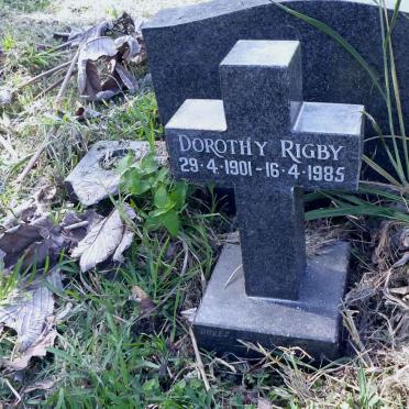RIGBY Dorothy 1901-1985