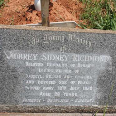 RICHMOND Aubrey Sidney -1958