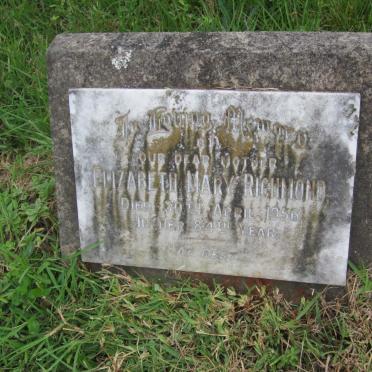 RICHMOND Elizabeth Mary -1956