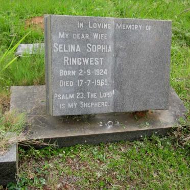 RINGWEST Selina Sophia 1924-1969