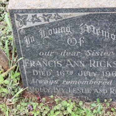 RICKSON Francis Ann -1960