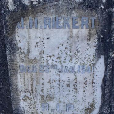 RIEKERT J.M. -1941