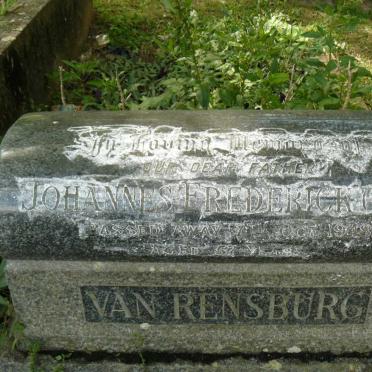 RENSBURG Johannes Frederick, van  -1948