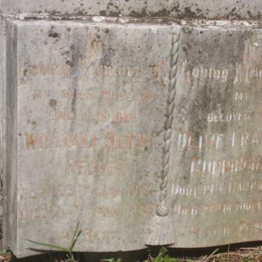 REEVES William Henry 1882-1948 :: CUNNINGHAM Olive Frances 1922-1971