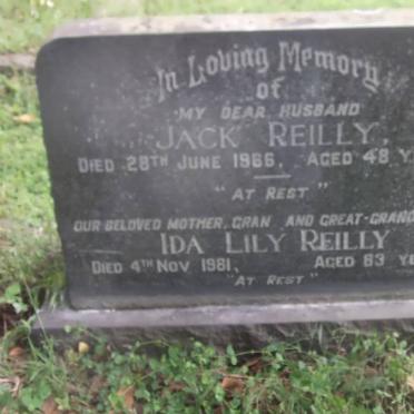 REILLY Jack -1966 &amp; Ida Lily -1981