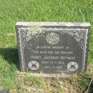 REYNEKE Henry Jacobus 1945-1968