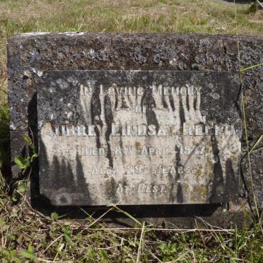 RELPH Aubrey Lindsay -1937