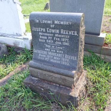 REEVES Joseph Edwin 1877-1941 &amp; Catherine Margaret 1878-1953