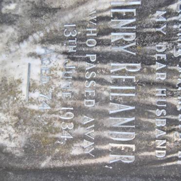 REILANDER Henry -1934