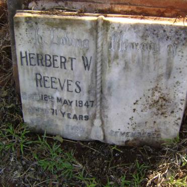 REEVES Herbert W. -1947