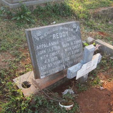 REDDY David 1913-1990 :: REDDY Appalamma 1916-1979 :: REDDY Vijayarani Elizabeth 1954-2012