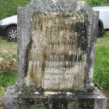 RENNIE Thomas -1934 &amp; Mary Cooper -1942