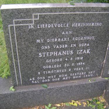 RENSBURG Stephanus Izak, Janse van 1912-1974 &amp; Susanna Zacharia 1910-1991