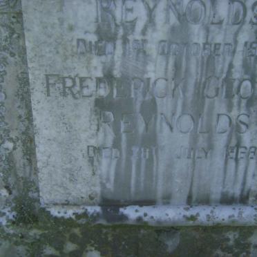 REYNOLDS Frederick George -1968 &amp; Kathleen Agnes -1952