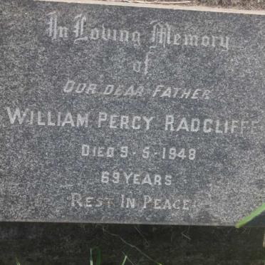 RADCLIFFE William Percy -1948