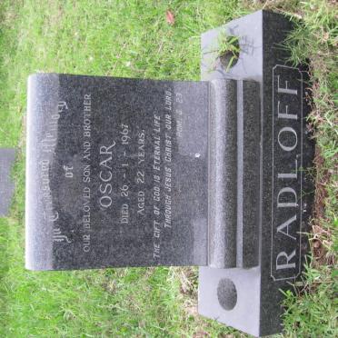 RADLOFF Oscar -1967