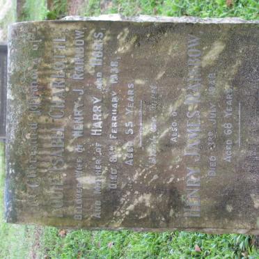 RAINBOW Henry James -1948 &amp; Louie Isabel Charlotte -1938