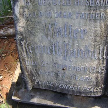 RANDALL Walter Kenneth -1945