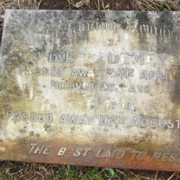 RADEMEYER Michiel David Maree -1961 &amp; ? -1970