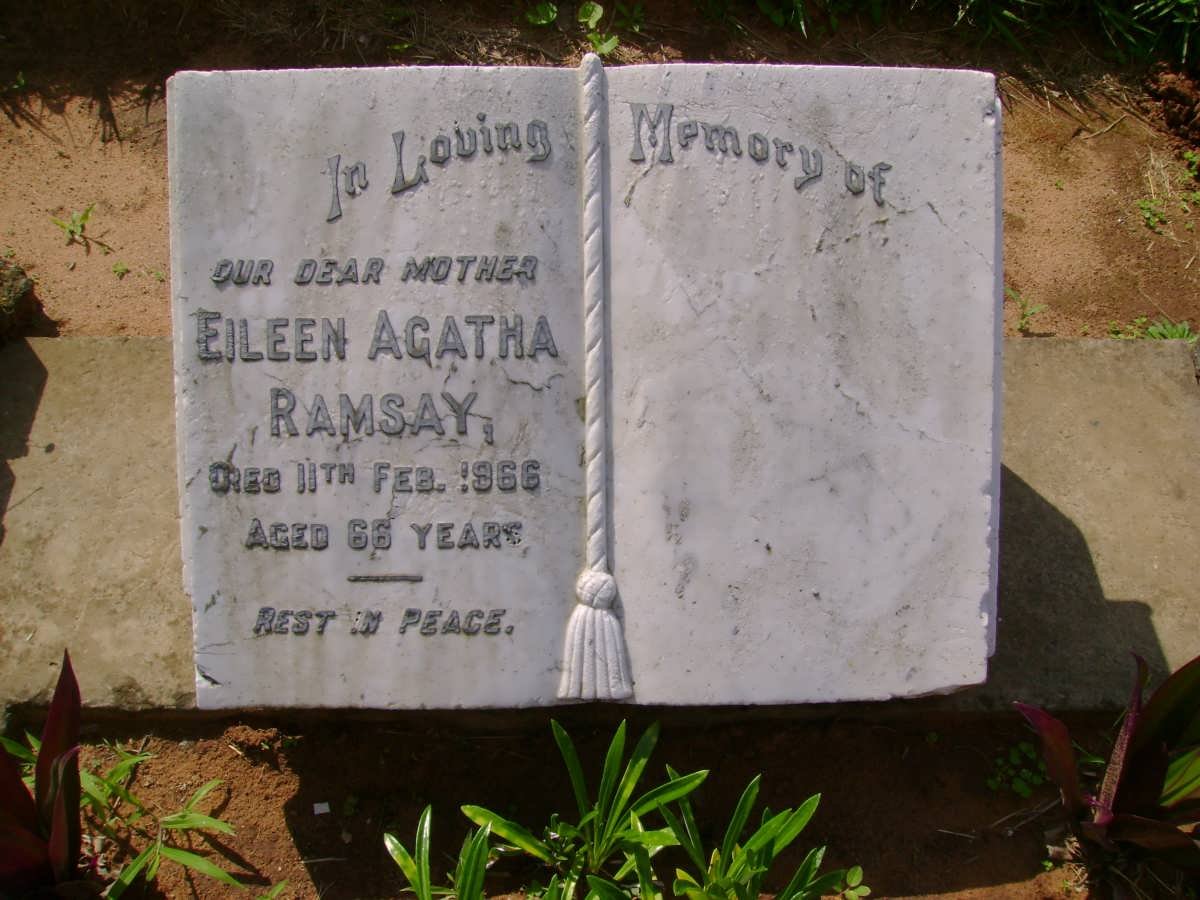 RAMSAY Terence Brian 1925-1993 &amp; Eileen Agatha -1966