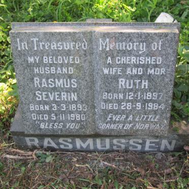 RASMUSSEN Rasmus Severin 1893-1980 &amp; Ruth 1897-1984