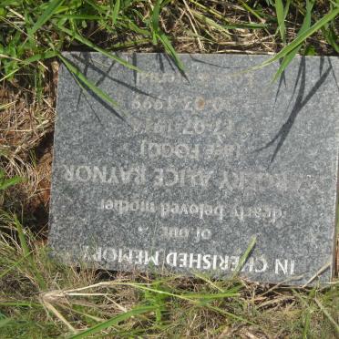 RAYNOR Margery Alice nee FOGG 1914-1999