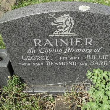 RANIER George &amp; Billie :: RANIER Desmond :: RANIER Barry