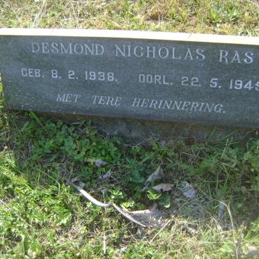 RAS Desmond Nicholas 1938-1945