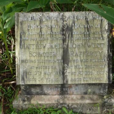 RAFFERTY John West -1937 :: SCHRODER Mathew James -1943