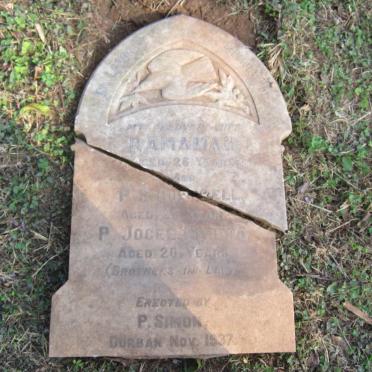 RAMAMAH -1932 ::  BURRELL P.S. :: NAIDOO P. Jogee -1936