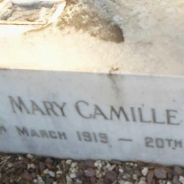 RAUVILLE Mary Camille Eva, de Du HECQUET 1919-1968