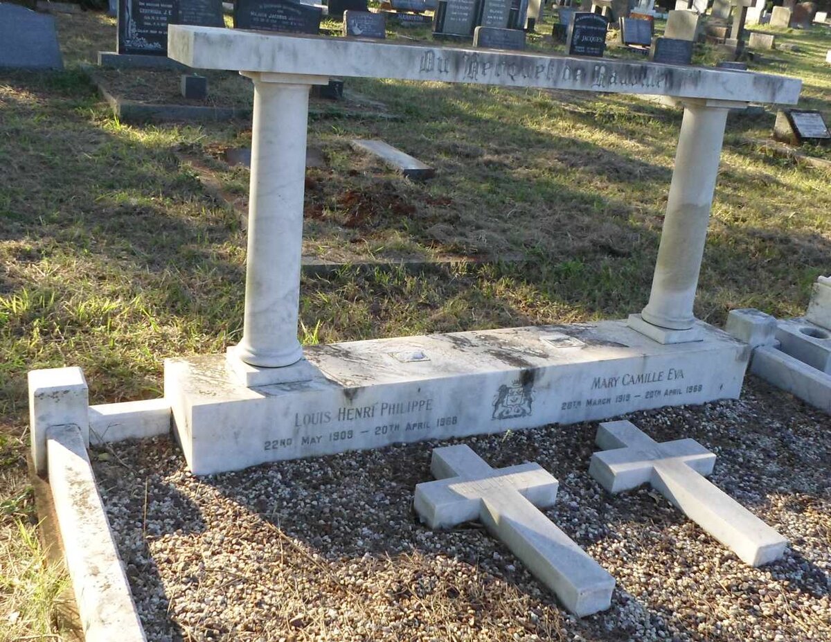 RAUVILLE Louis Henri Philippe, de DU HECQUET 1909-1968 &amp; Mary Camille Eva 1919-1968