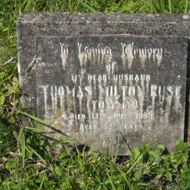 RUSE Thomas Milton -1934