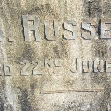 RUSSELL Thomas Stephen -1937 &amp; Bertha -1952 