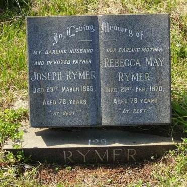 RYMER Joseph -1966 &amp; Rebecca May -1970