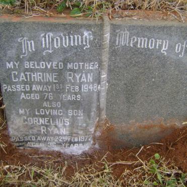 RYAN Cathrine -1948 :: RYAN Cornelius -1972