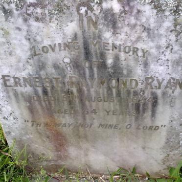 RYAN Ernest Raymond -1934