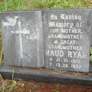RYAN Maud 1910-1992
