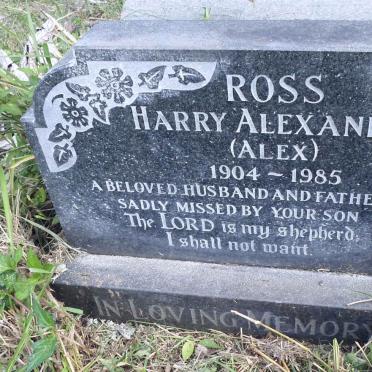 ROSS Harry Alexander 1904-1985
