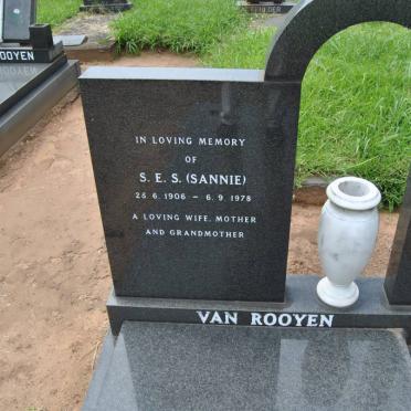 ROOYEN S.E.S., van 1906-1978
